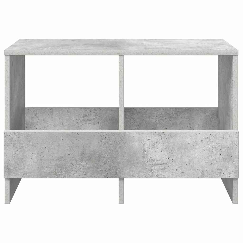 vidaXL Regał na gazety Betonowy szary 68,5 x 30 x 45 cm
