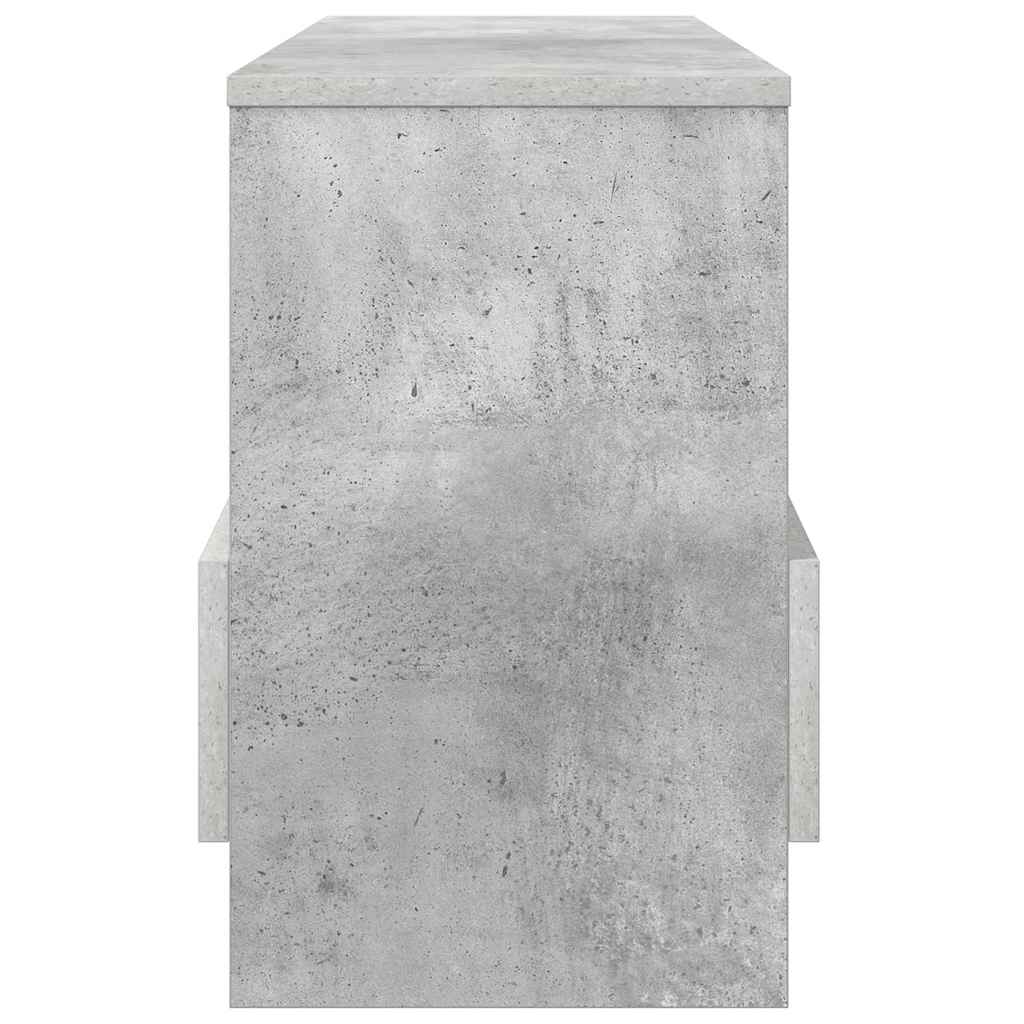 vidaXL Regał na gazety Betonowy szary 68,5 x 30 x 45 cm