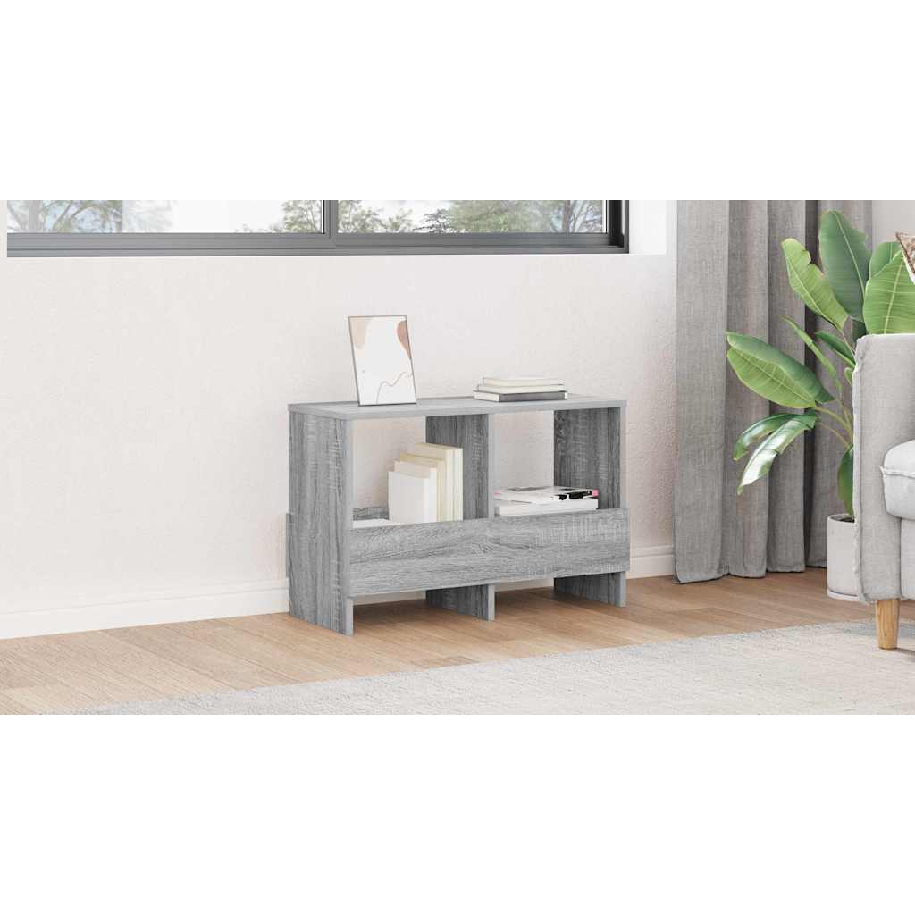 vidaXL Regał na gazety Szary Sonoma 68,5 x 30 x 45 cm
