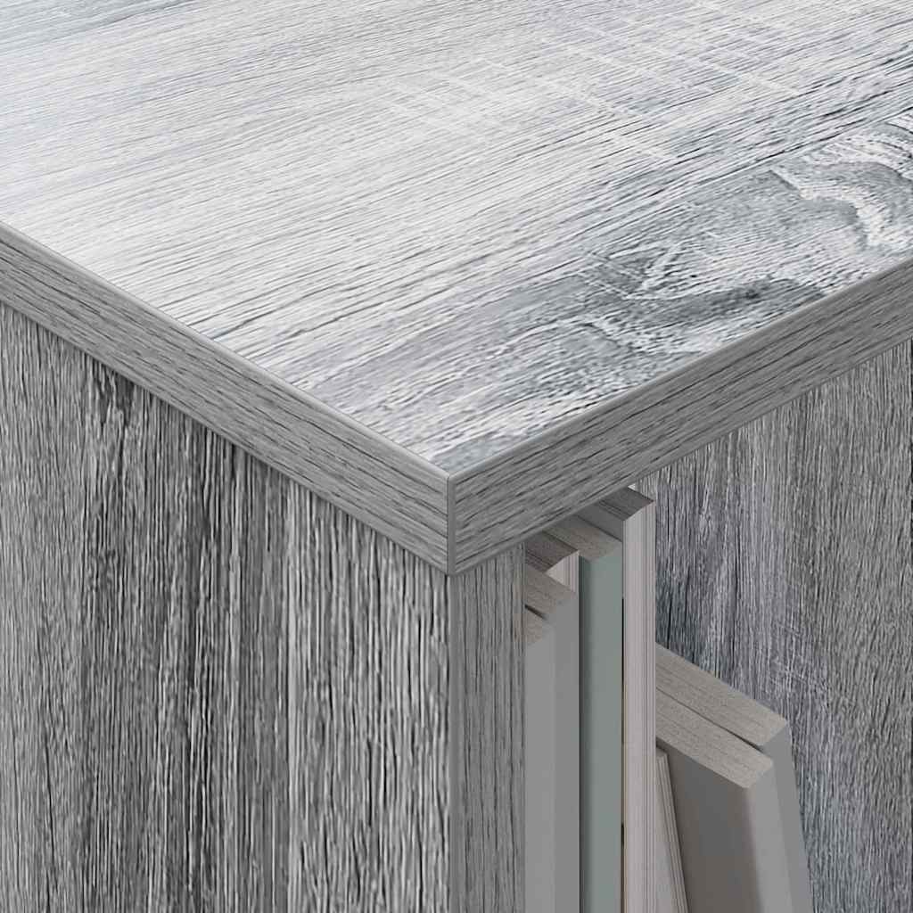 vidaXL Regał na gazety Szary Sonoma 68,5 x 30 x 45 cm