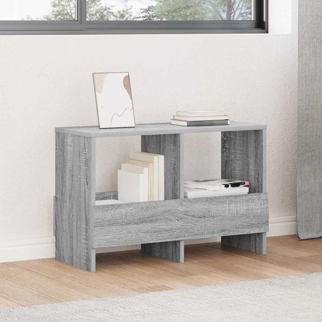 vidaXL Regał na gazety Szary Sonoma 68,5 x 30 x 45 cm