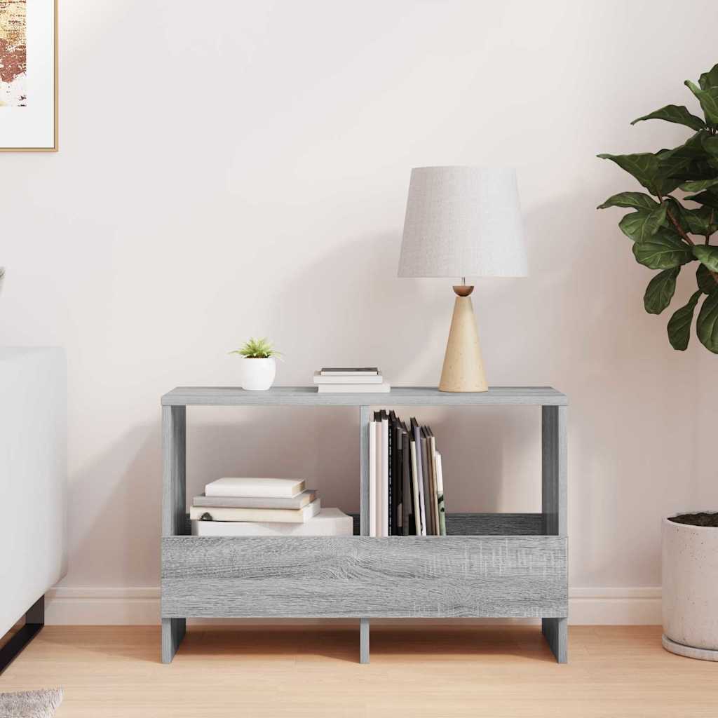 vidaXL Regał na gazety Szary Sonoma 68,5 x 30 x 45 cm