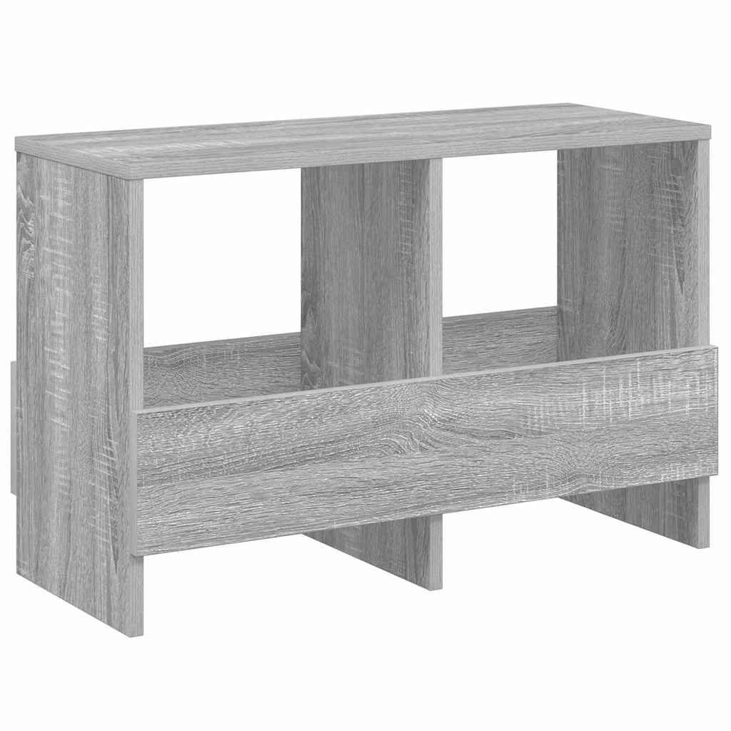 vidaXL Regał na gazety Szary Sonoma 68,5 x 30 x 45 cm