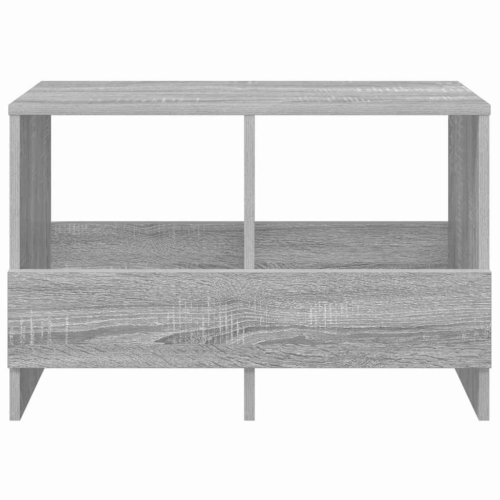 vidaXL Regał na gazety Szary Sonoma 68,5 x 30 x 45 cm
