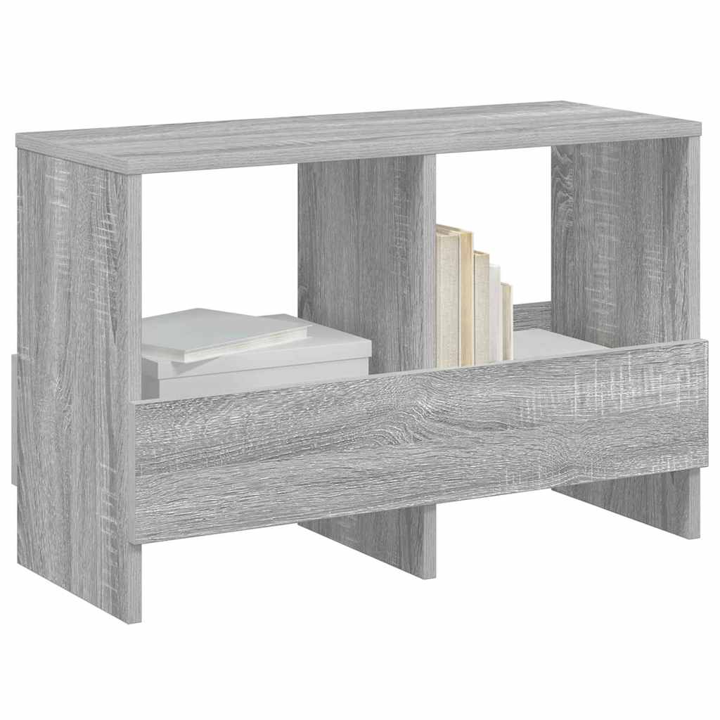 vidaXL Regał na gazety Szary Sonoma 68,5 x 30 x 45 cm