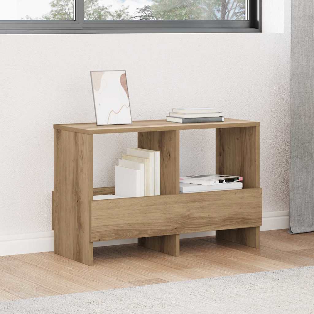 vidaXL Regał na gazety Dąb rzemieślniczy 68,5 x 30 x 45 cm