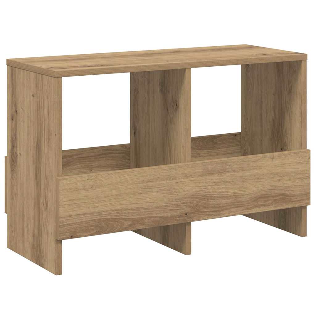 vidaXL Regał na gazety Dąb rzemieślniczy 68,5 x 30 x 45 cm