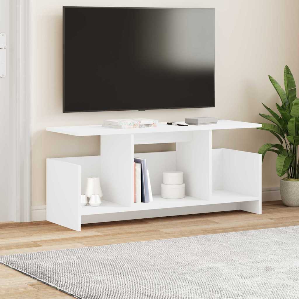 vidaXL Stół pod telewizor Biały 102 x 35 x 45 cm