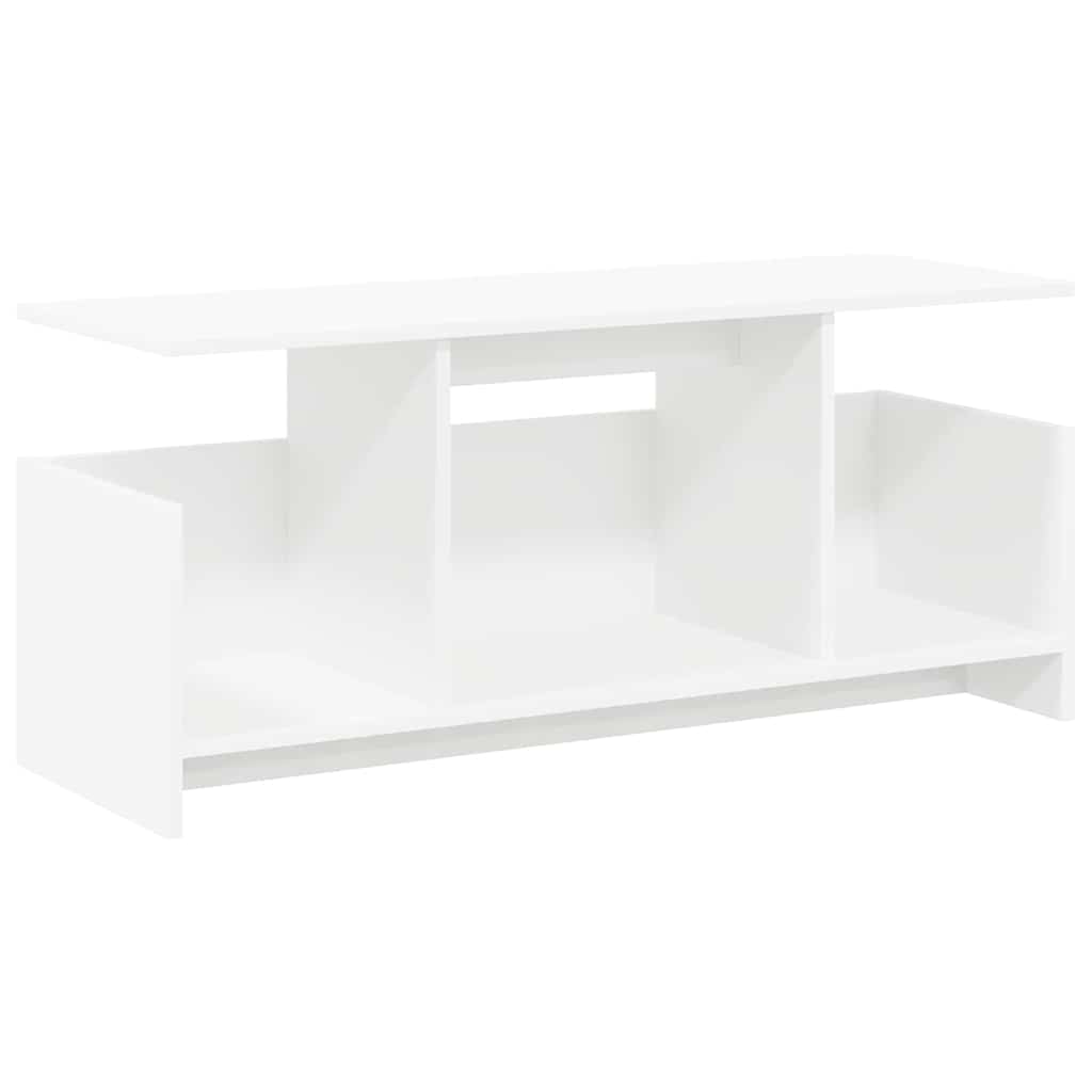 vidaXL Stół pod telewizor Biały 102 x 35 x 45 cm