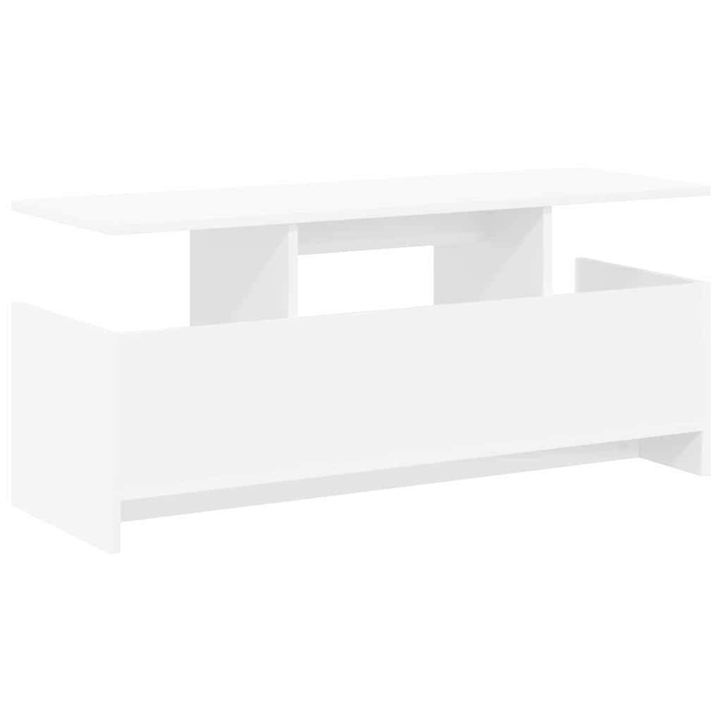 vidaXL Stół pod telewizor Biały 102 x 35 x 45 cm