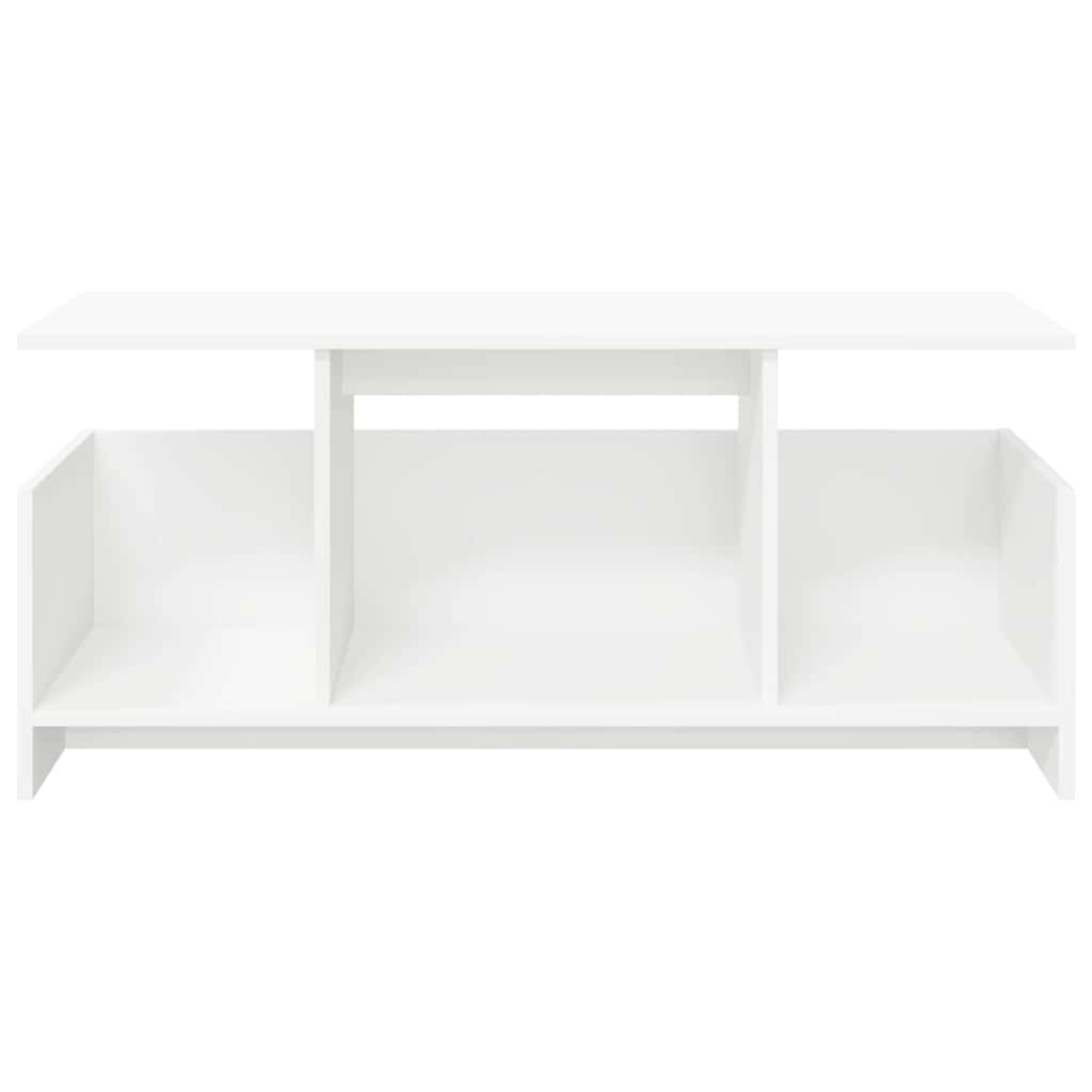 vidaXL Stół pod telewizor Biały 102 x 35 x 45 cm