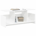 vidaXL Stół pod telewizor 102 x 35 x 45 cm Biały Drewno inżynieryjne
