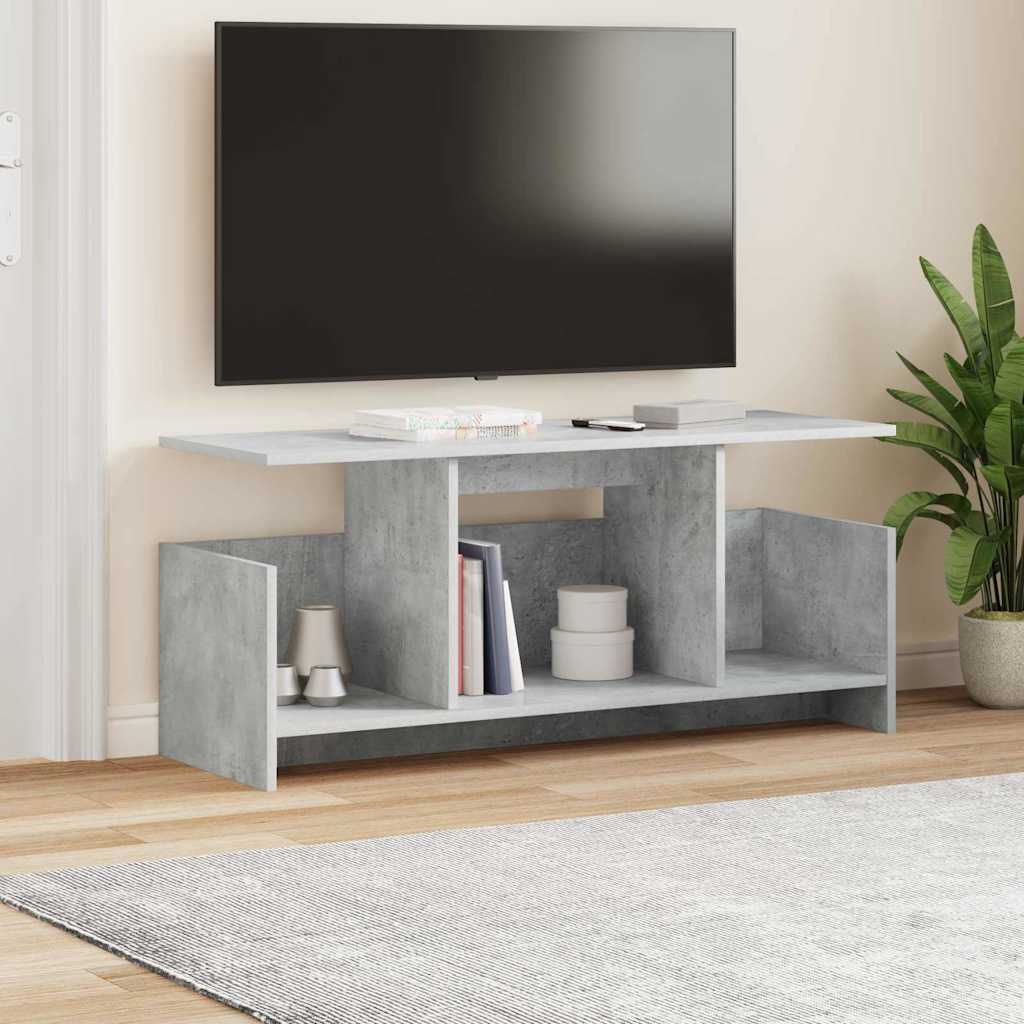 vidaXL Stół pod telewizor Betonowy szary 102 x 35 x 45 cm