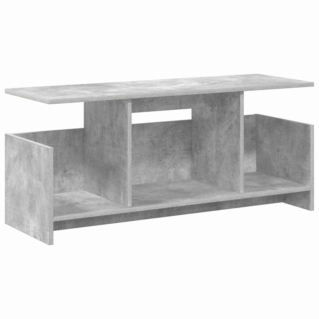 vidaXL Stół pod telewizor Betonowy szary 102 x 35 x 45 cm