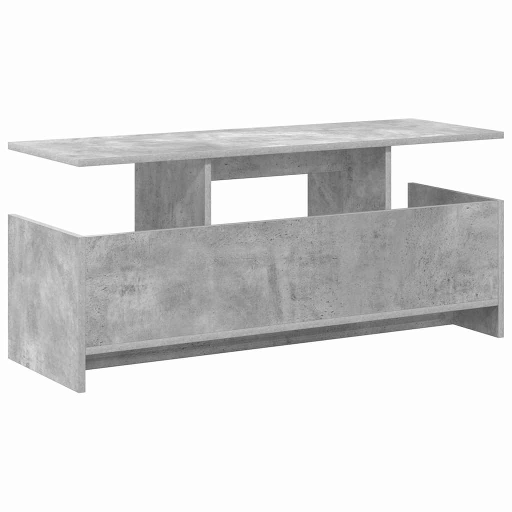 vidaXL Stół pod telewizor Betonowy szary 102 x 35 x 45 cm