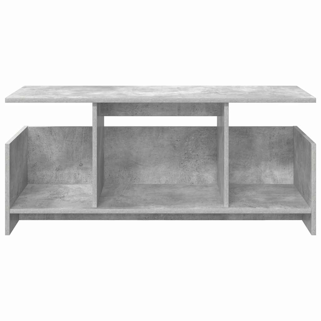 vidaXL Stół pod telewizor Betonowy szary 102 x 35 x 45 cm