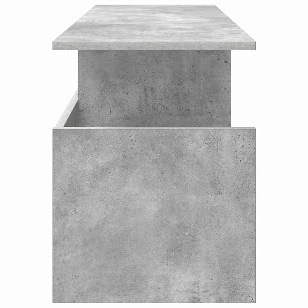 vidaXL Stół pod telewizor Betonowy szary 102 x 35 x 45 cm