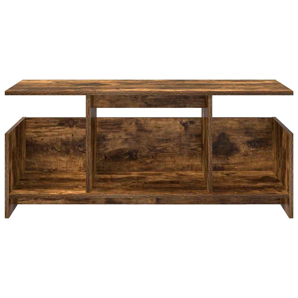 vidaXL Stół pod telewizor Dąb wędzony 102 x 35 x 45 cm