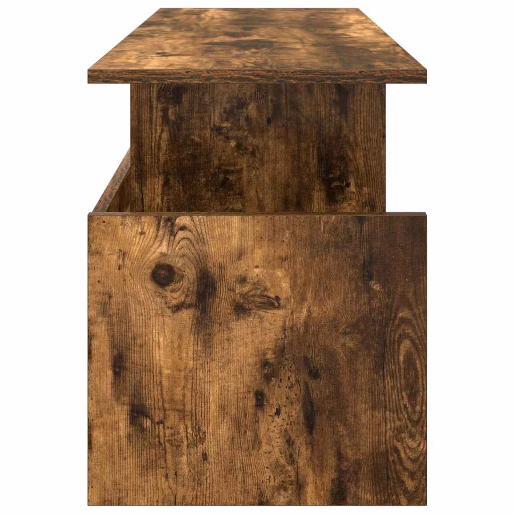 vidaXL Stół pod telewizor Dąb wędzony 102 x 35 x 45 cm