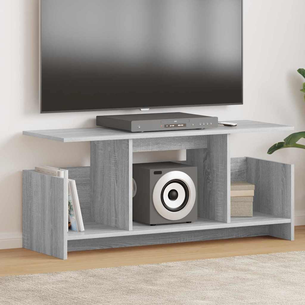vidaXL Stół pod telewizor Szary Sonoma 102 x 35 x 45 cm
