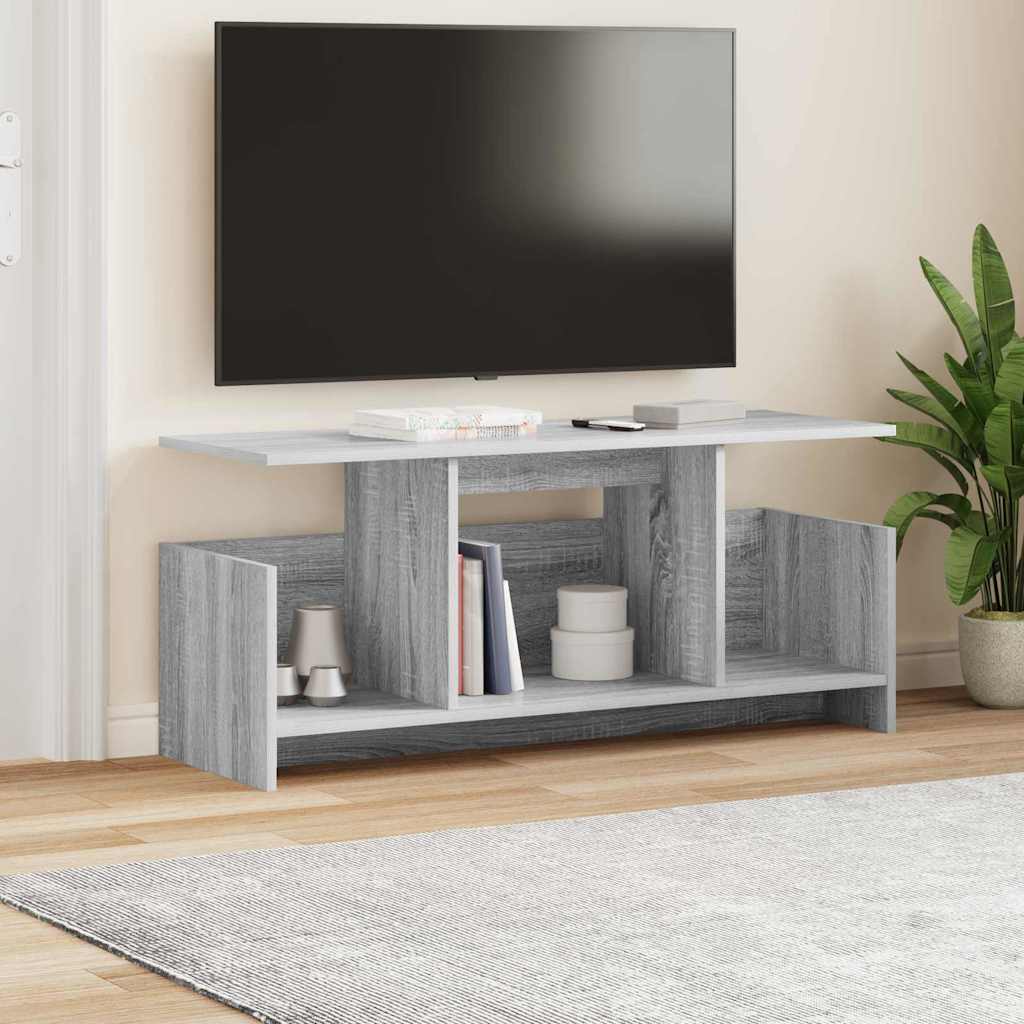 vidaXL Stół pod telewizor Szary Sonoma 102 x 35 x 45 cm