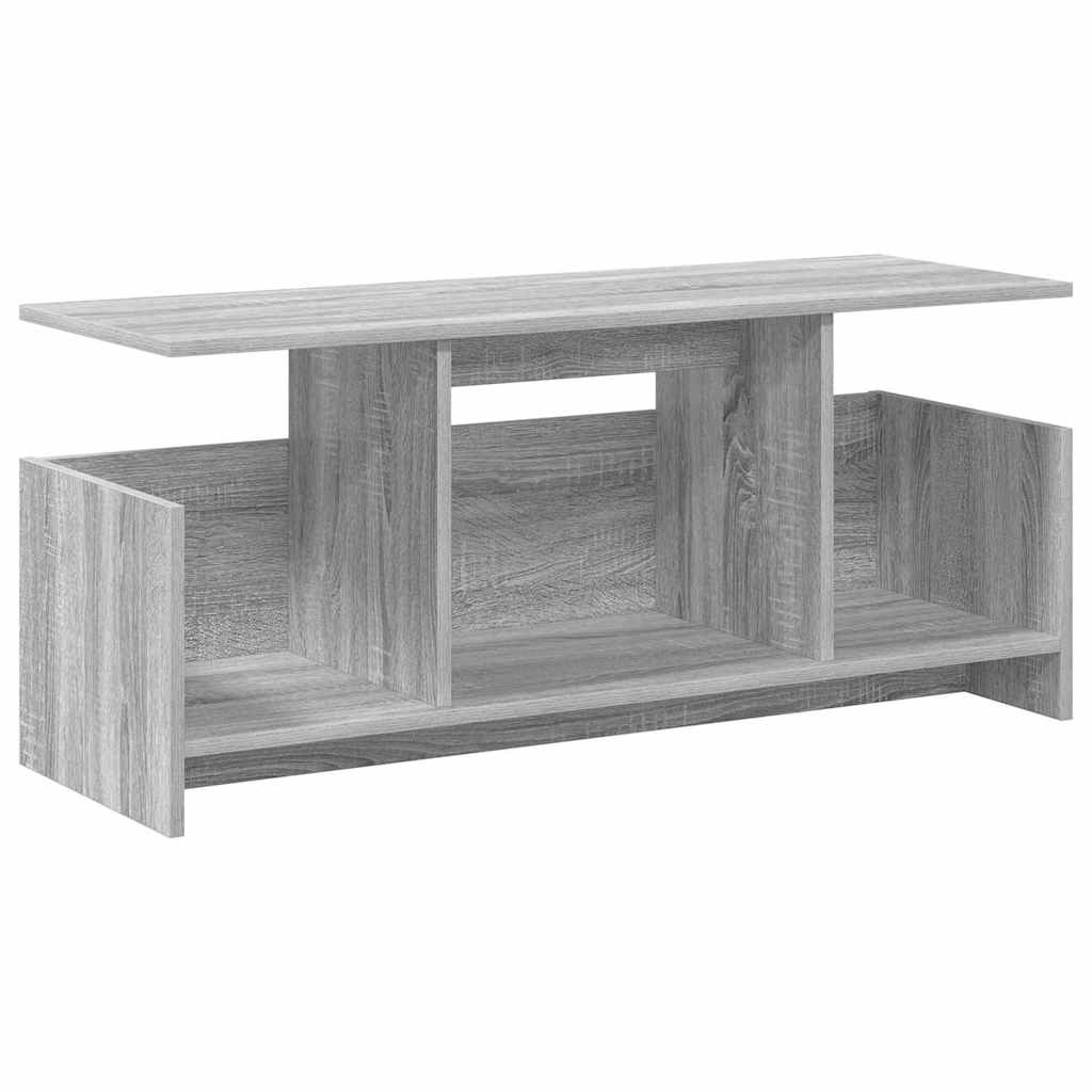 vidaXL Stół pod telewizor Szary Sonoma 102 x 35 x 45 cm