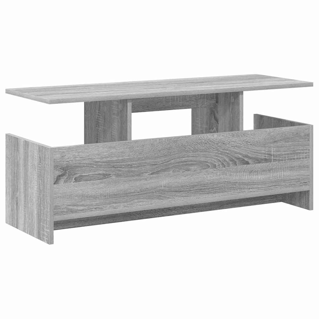 vidaXL Stół pod telewizor Szary Sonoma 102 x 35 x 45 cm
