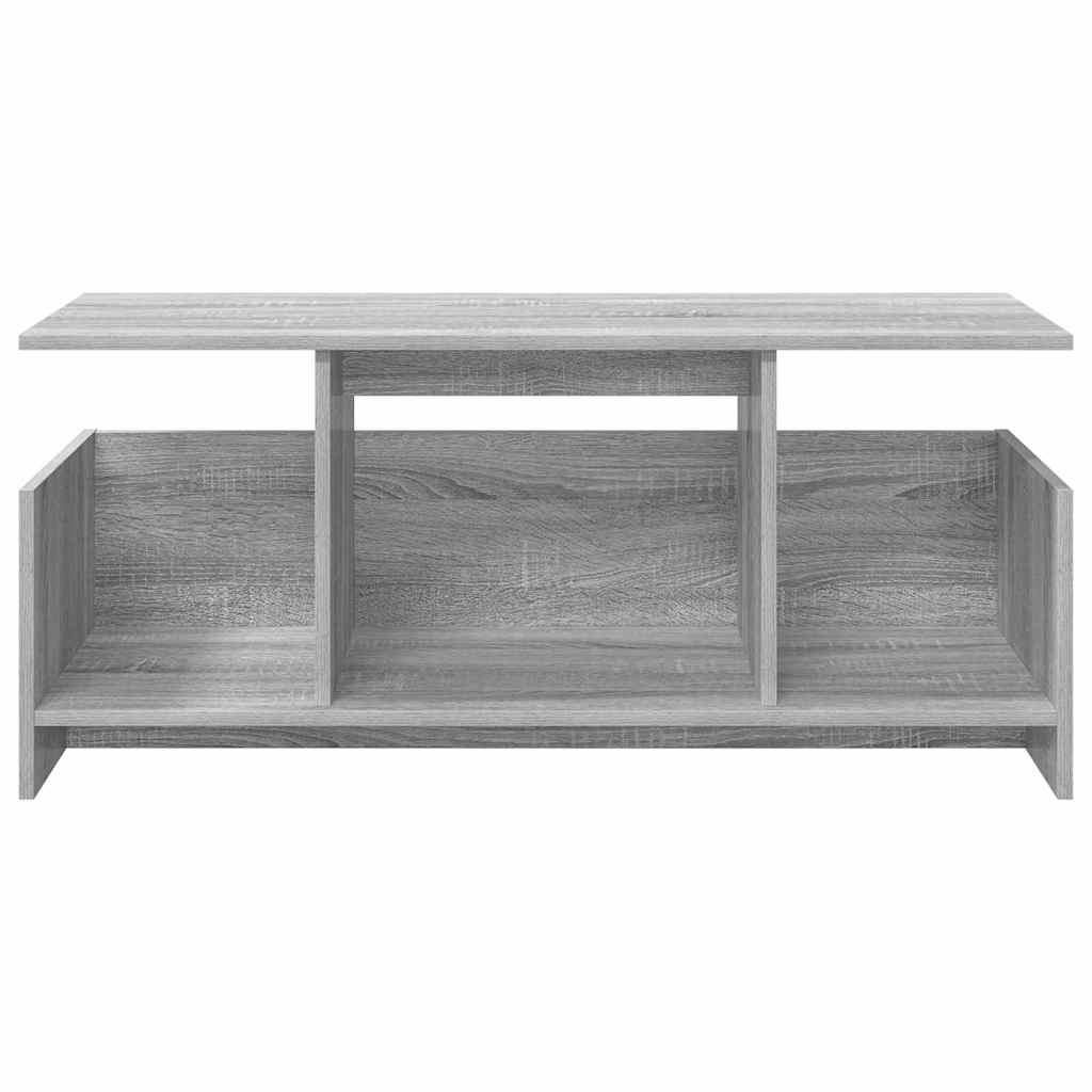 vidaXL Stół pod telewizor Szary Sonoma 102 x 35 x 45 cm