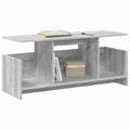 vidaXL Stół pod telewizor 102 x 35 x 45 cm Szary Sonoma
