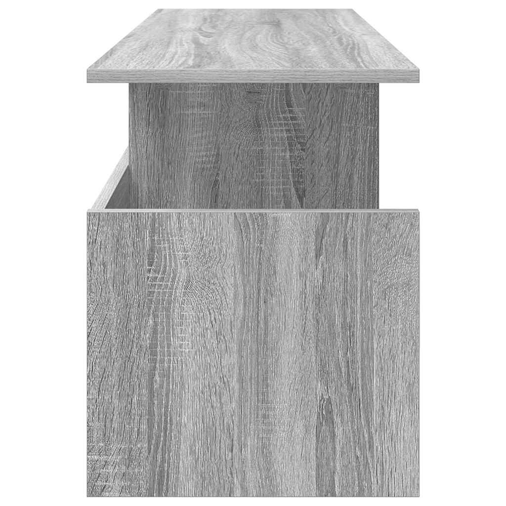 vidaXL Stół pod telewizor Szary Sonoma 102 x 35 x 45 cm