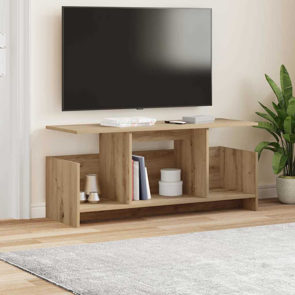 vidaXL Stół pod telewizor Dąb rzemieślniczy 102 x 35 x 45 cm