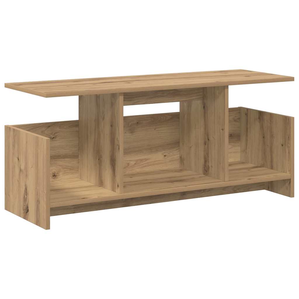 vidaXL Stół pod telewizor Dąb rzemieślniczy 102 x 35 x 45 cm