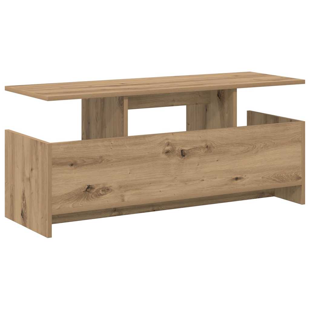 vidaXL Stół pod telewizor Dąb rzemieślniczy 102 x 35 x 45 cm