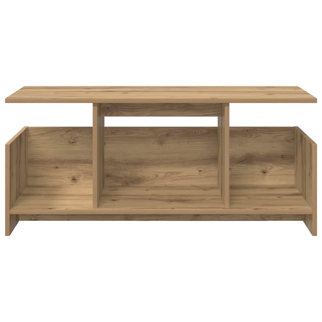vidaXL Stół pod telewizor Dąb rzemieślniczy 102 x 35 x 45 cm