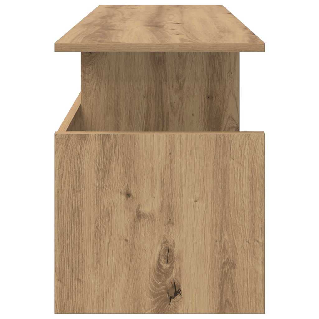 vidaXL Stół pod telewizor Dąb rzemieślniczy 102 x 35 x 45 cm