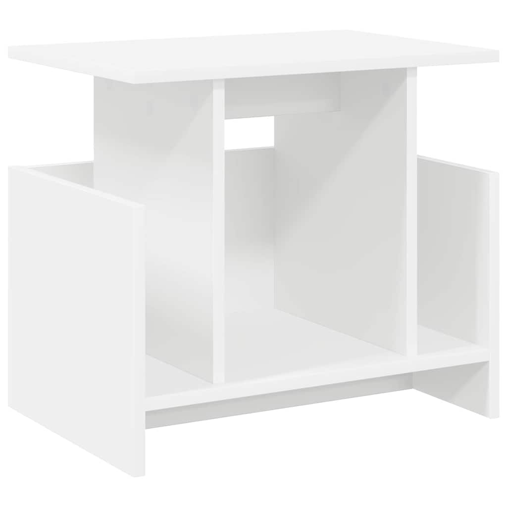 vidaXL Stół pod telewizor 2 pcs Biały 50 x 35 x 45 cm