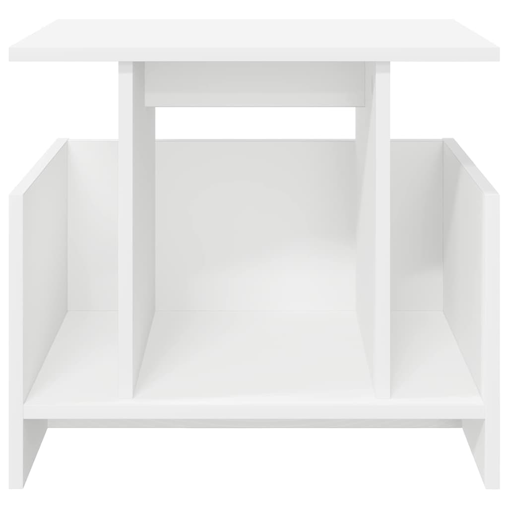 vidaXL Stół pod telewizor 2 pcs Biały 50 x 35 x 45 cm