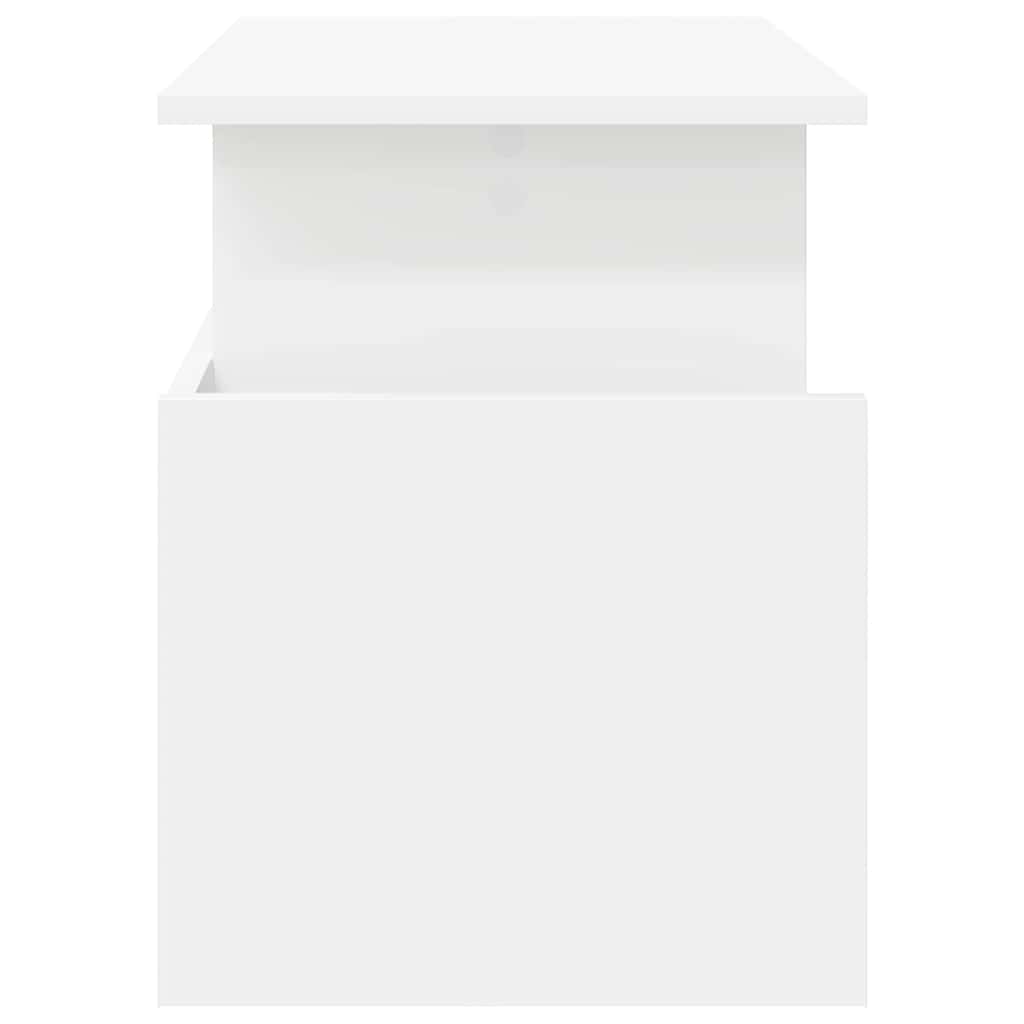 vidaXL Stół pod telewizor 2 pcs Biały 50 x 35 x 45 cm
