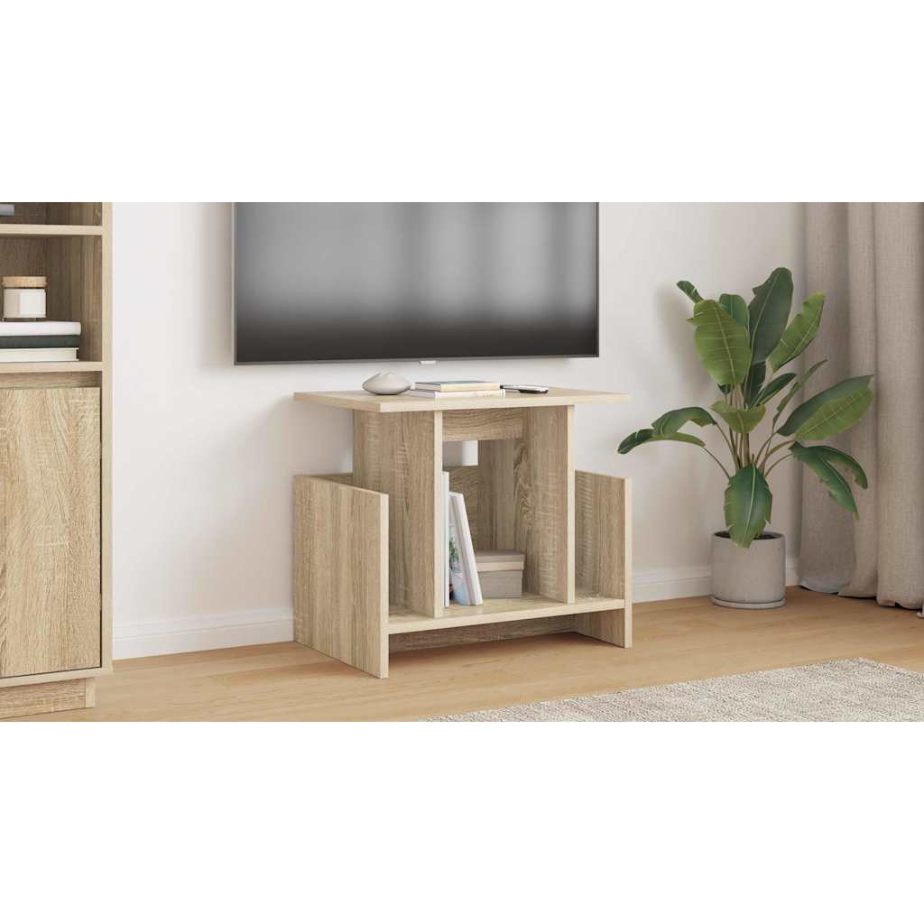 vidaXL Stół pod telewizor 50 x 35 x 45 cm Dąb Sonoma