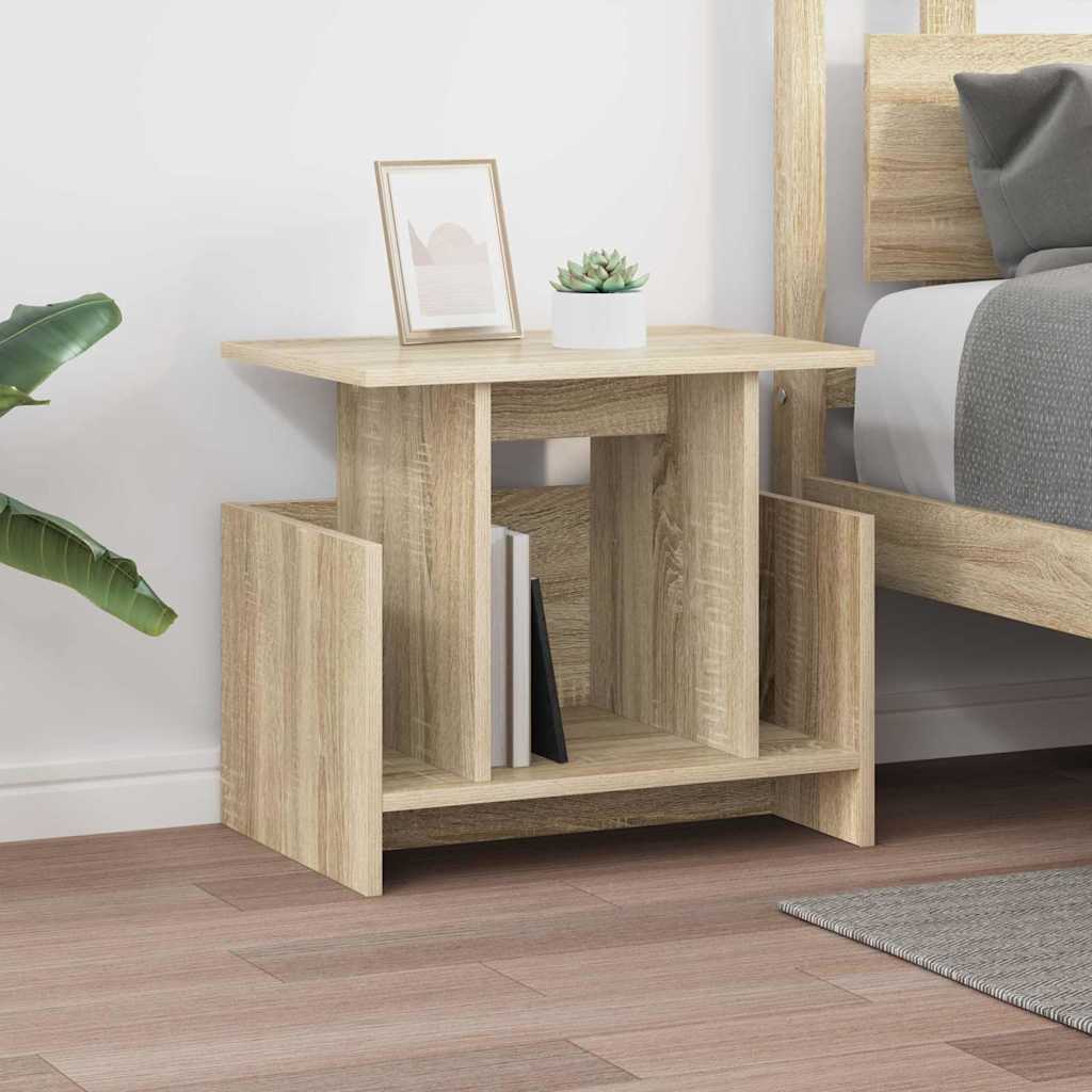 vidaXL Stół pod telewizor 2 pcs Dąb Sonoma 50 x 35 x 45 cm
