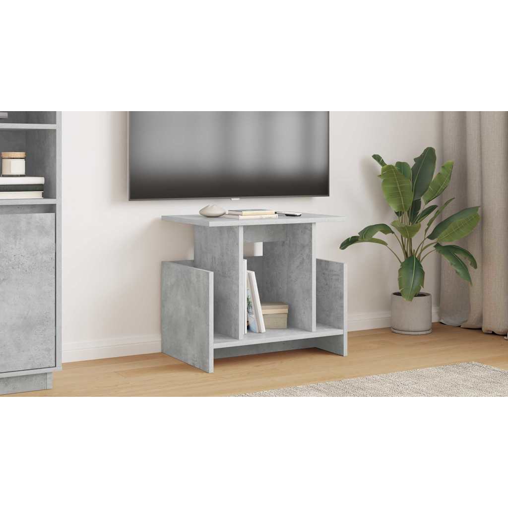 vidaXL Stół pod telewizor 50 x 35 x 45 cm Betonowy szary