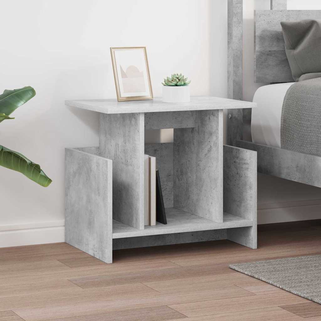 vidaXL Stół pod telewizor Betonowy szary 50 x 35 x 45 cm