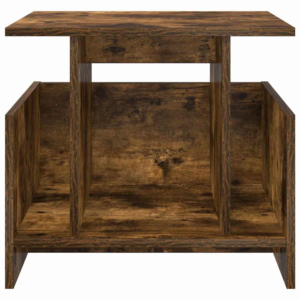 vidaXL Stół pod telewizor Dąb wędzony 50 x 35 x 45 cm