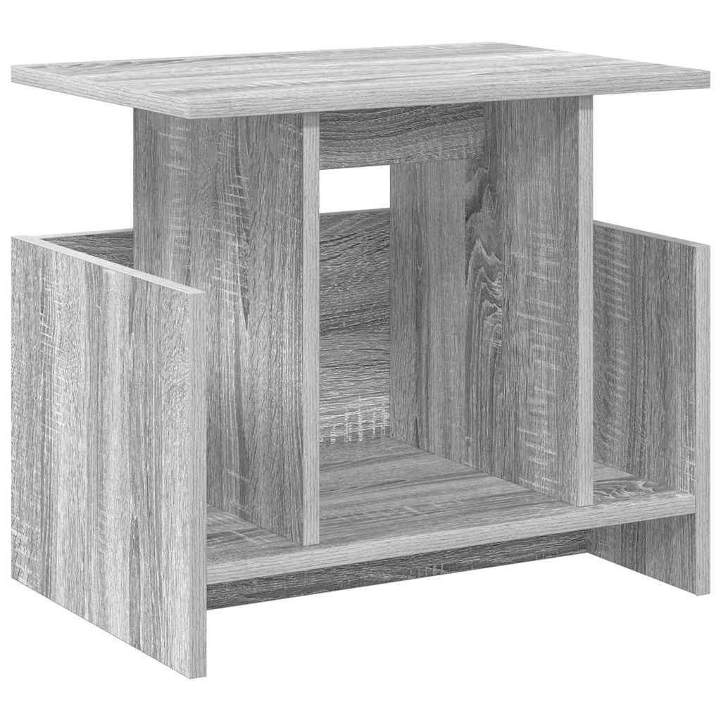 vidaXL Stół pod telewizor Szary Sonoma 50 x 35 x 45 cm
