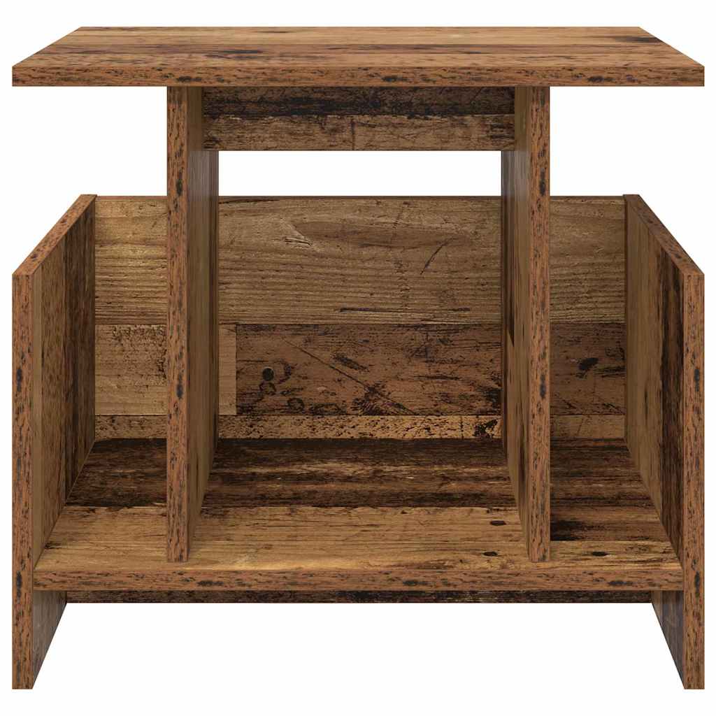 vidaXL Stół pod telewizor Stare drewno 50 x 35 x 45 cm
