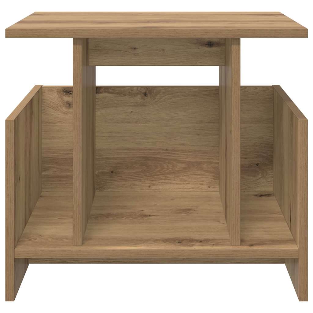 vidaXL Stół pod telewizor Dąb rzemieślniczy 50 x 35 x 45 cm