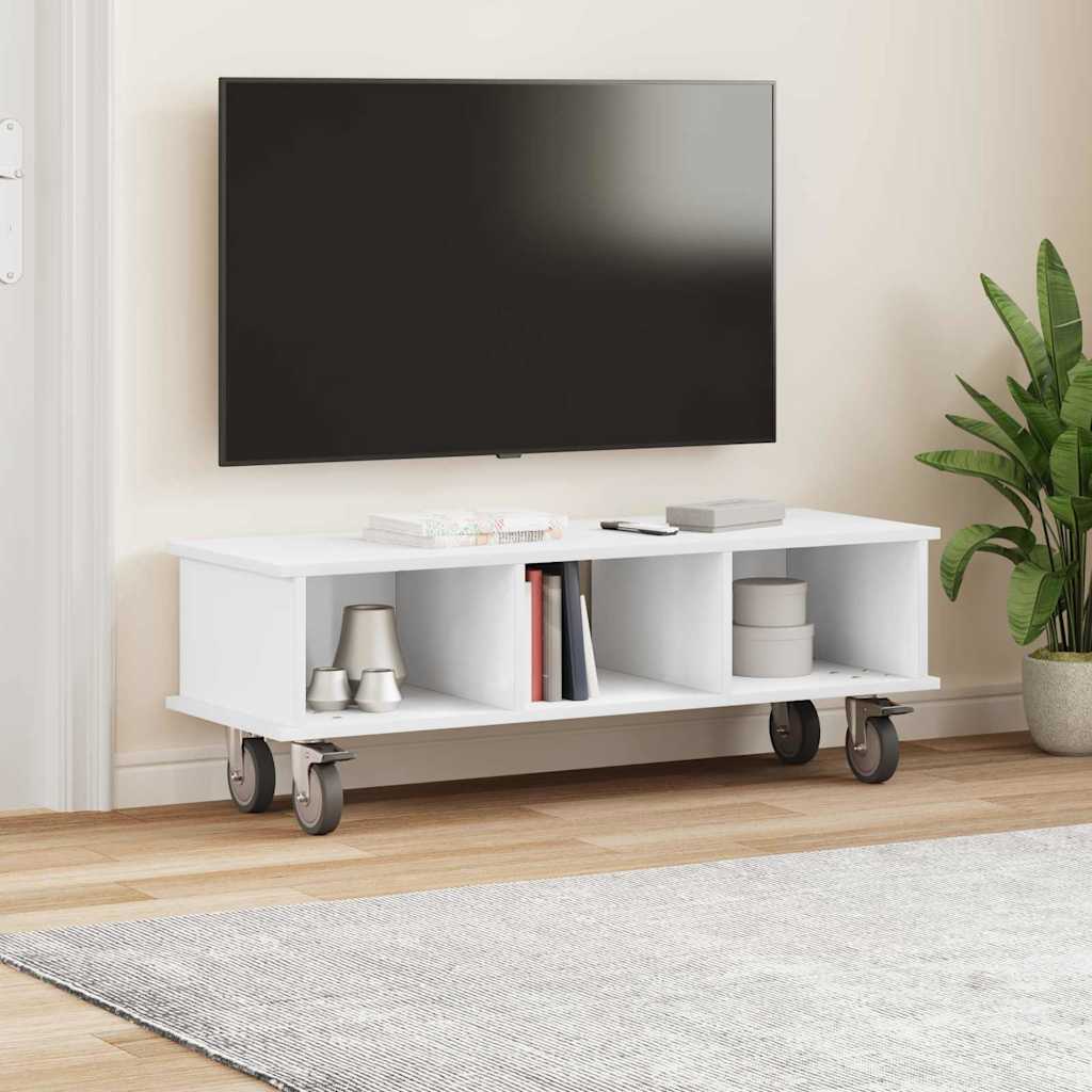 vidaXL Stół pod telewizor Biały 100 x 35 x 35 cm