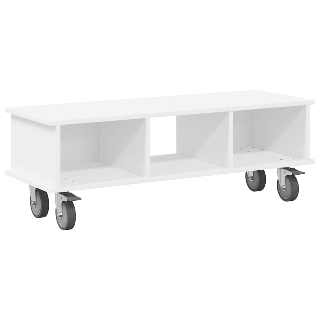 vidaXL Stół pod telewizor Biały 100 x 35 x 35 cm