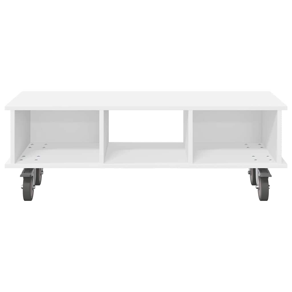 vidaXL Stół pod telewizor Biały 100 x 35 x 35 cm