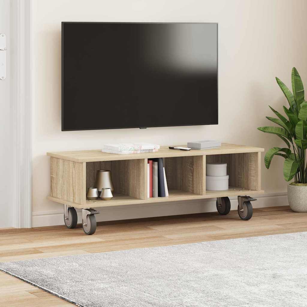 vidaXL Stół pod telewizor Dąb Sonoma 100 x 35 x 35 cm